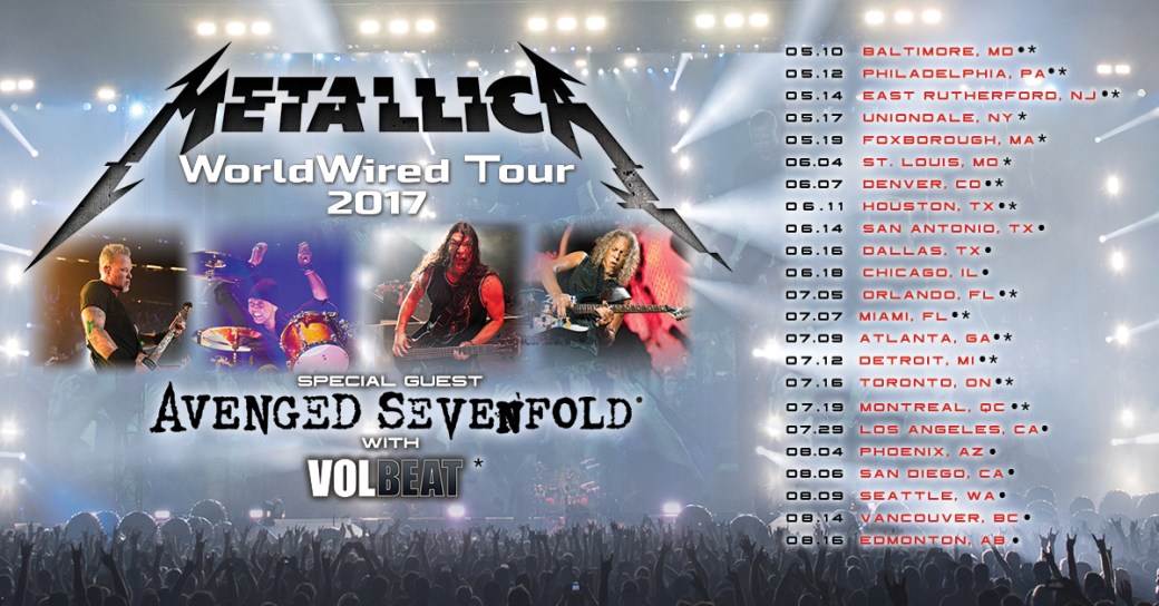 Metallica Worldwired poster
