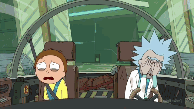 rick and morty sad